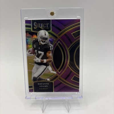2023 Panini Select - Premier Level Davante Adams #182 Purple Prizm /75