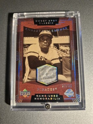 2004 UPPER DECK SWEET SPOT ROBERTO CLEMENTE Game Used Patch /50! Pirates!