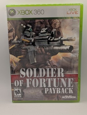 Soldier Of Fortune: Payback- Xbox 360, Brand New Sealed, Next Day Shipping