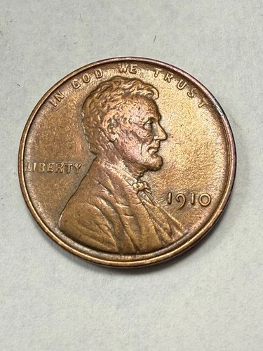 ** 1910 LINCOLN CENT- AU+  (UPGRADE THAT SPOT IN YOUR SET) PRICED TO SELL🔥**