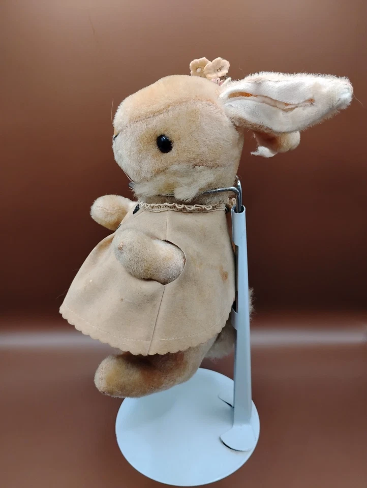 VTG Gunderful Creation Plush Faux Mohair Brown Peter Rabbit Stuffed animal Japan - Image 2 of 4