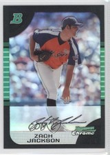 2005 Bowman Draft Chrome Refractor Zach Jackson Zachary Jackson #BDP123 0a1