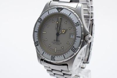 時計 TAG HEUER Near Mint] Tag Heuer Professional 972.006 Silver Dial Date