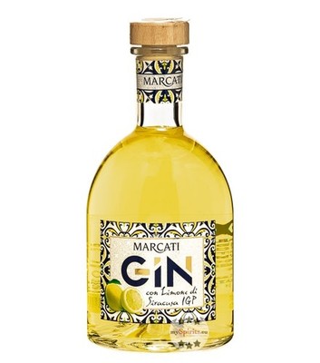 Marcati: Gin con Limone di Siracusa IGP / 42 % vol / 0,7 Liter-Flasche