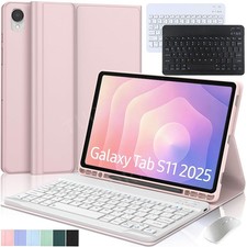 Bluetooth Keyboard Mouse Case For Samsung Galaxy Tab S11/S10 Lite/S9 FE/S9 10.9