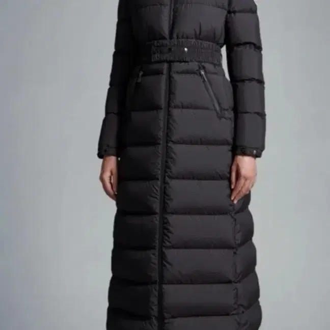 Moncler Long Padded Jacket for Women - Hudson 2, Black