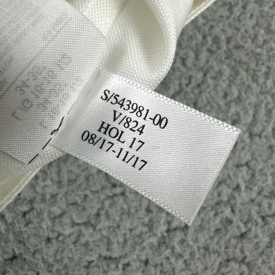 Banana Republic Non-Iron Slim Fit Dress Shirt Men Large 16-16.5 34-35 White - Image 4 of 4