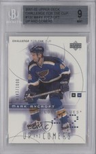 2001 Challenge for the Cup Up and Comers /1000 Mark Rycroft #131 BGS 9 MINT 0f8