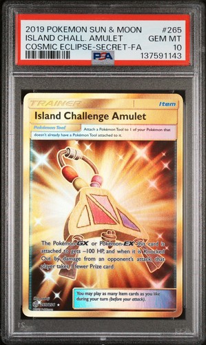 Island Challenge Amulet graded PSA 10 for sale on eBay