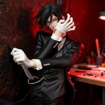 Sebastian Michaelis 1/8 23cm 3D Print Figure Model Kit Unpainted Unassembled