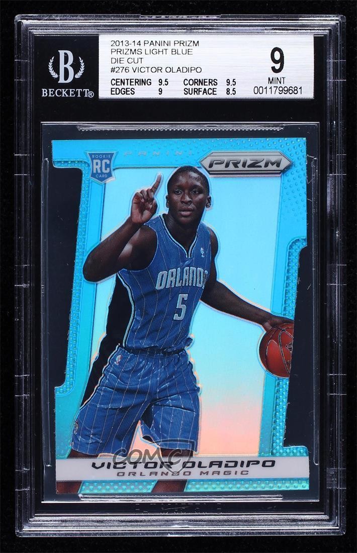 2013 Panini Prizm Light Blue Die-Cut 106/199 Victor Oladipo #276 BGS 9 MINT 7ej