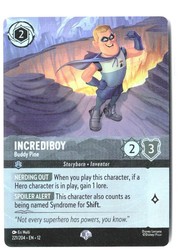 Incrediboy - Buddy Pine 221/204 Epic Holofoil Wilds Unknown NM Disney Lorcana