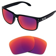 EYAR Polarized Replacement Lenses for-Oakley Holbrook XL OO9417 Magenta Red