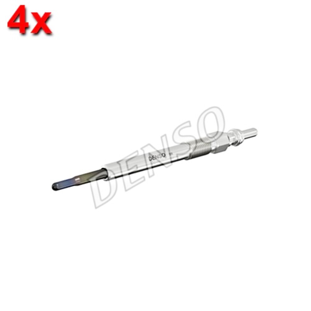 DENSO 4x Glow Plug For FIAT 500 C Grande Punto 05-10