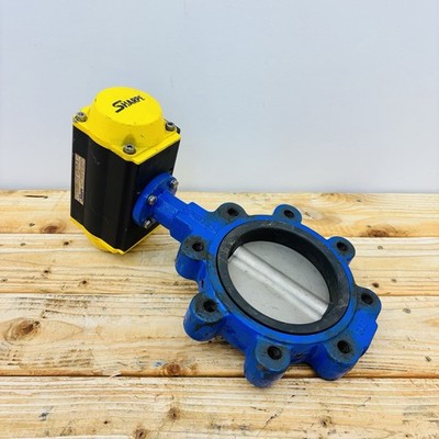 Sharpe 6'' Butterfly Valve Rubber Lined SPN II 100 DN150 CF8M EPDM 200 PSI