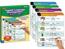 Lakeshore English Language Development Activity Cards-LL572-Grade K-2 New 