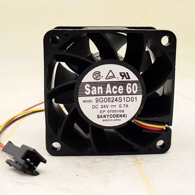 9G0624S1D01 DC24V 0.7A 6038 6CM 3-Wire Inverter Cooling Fan #jd