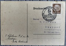 Pocztówka ze stemplem Wiedeń z okazji Dnia Policji Niemieckiej 1939