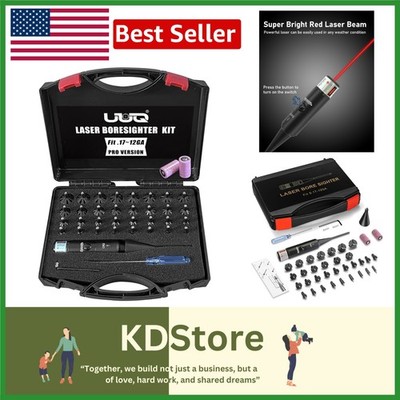 Professional Laser Bore Sight Kit For Multiple Caliber Upgraded Red Bore Sighter