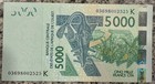 2003 West African CFA 5000  Francs  UNCIRCULATED Banknote 063014 — photo 1