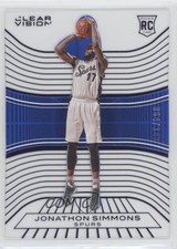 2015-16 Panini Clear Vision Rookies Blue 64/149 Jonathon Simmons #83 04t7