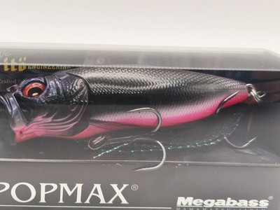 Megabass POPMAX Black Viper Respect Color Limited JDM Popper Red