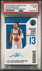Jalen Brunson /75 Rookie Auto 2018 Panini Chronicles SSP RC MINT PSA 9 POP 1