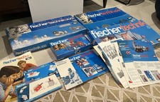 Vintage Fischer Technik Motor  Gearing sets INCOMPLETE w Boxes And Some Manuals