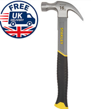 STANLEY Curve-Claw Hammer With Fibreglass Anti-Slip Alloy Steel Head STHT0-51309
