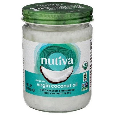 Organic Extra Virgin Coconut Oil 14 Oz By Nutiva