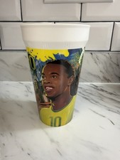 2026 McDonald's Fifa World Cup Happy Meal Cups Ronaldinho Brazil NEW Unused