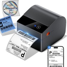 ASprink Bluetooth Shipping Label Printer 4x6,Upgraded Thermal Label Printer lot