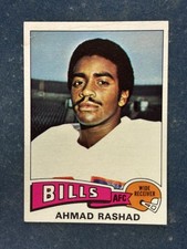 1975 Topps #115 Ahmad Rashad Buffalo Bills VG/EX(wrinkle)