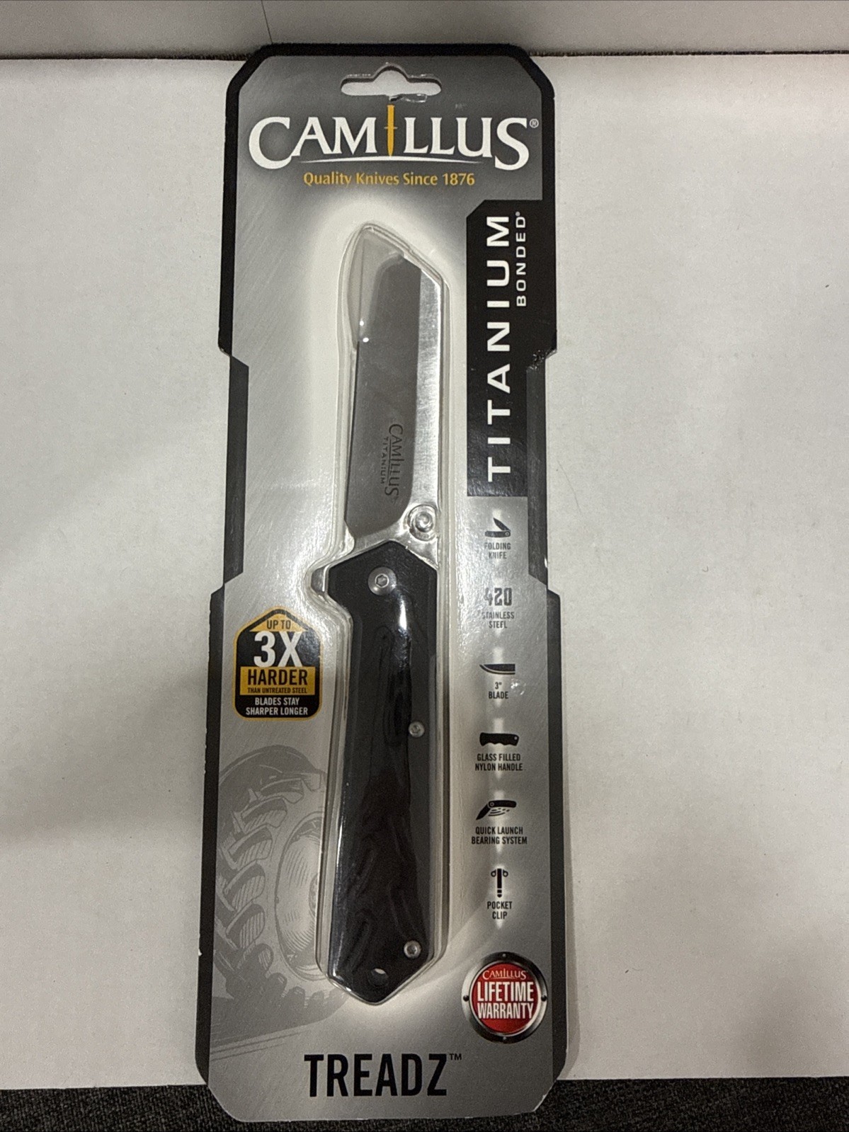 camillus titanium folding knife