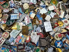 Lot of 110-130 Vintage USSR Soviet Badges Pins Mixed Collectible Insignia   611