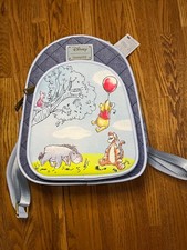 Disney Parks Winnie The Pooh Loungefly Mini Backpack NWT