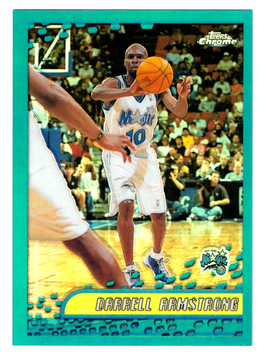 2001-02 Topps Chrome #68 Darrell Armstrong REFRACTOR - NRMT / MINT - Sweet Card!
