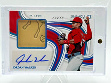 Jordan Walker 2023 Immaculate Collection Jumbo Fielding Glove Signature Platinum