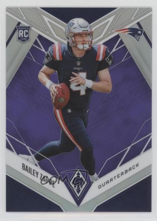 2022 Panini Phoenix Rookies Purple 35/125 Bailey Zappe #129 06g0