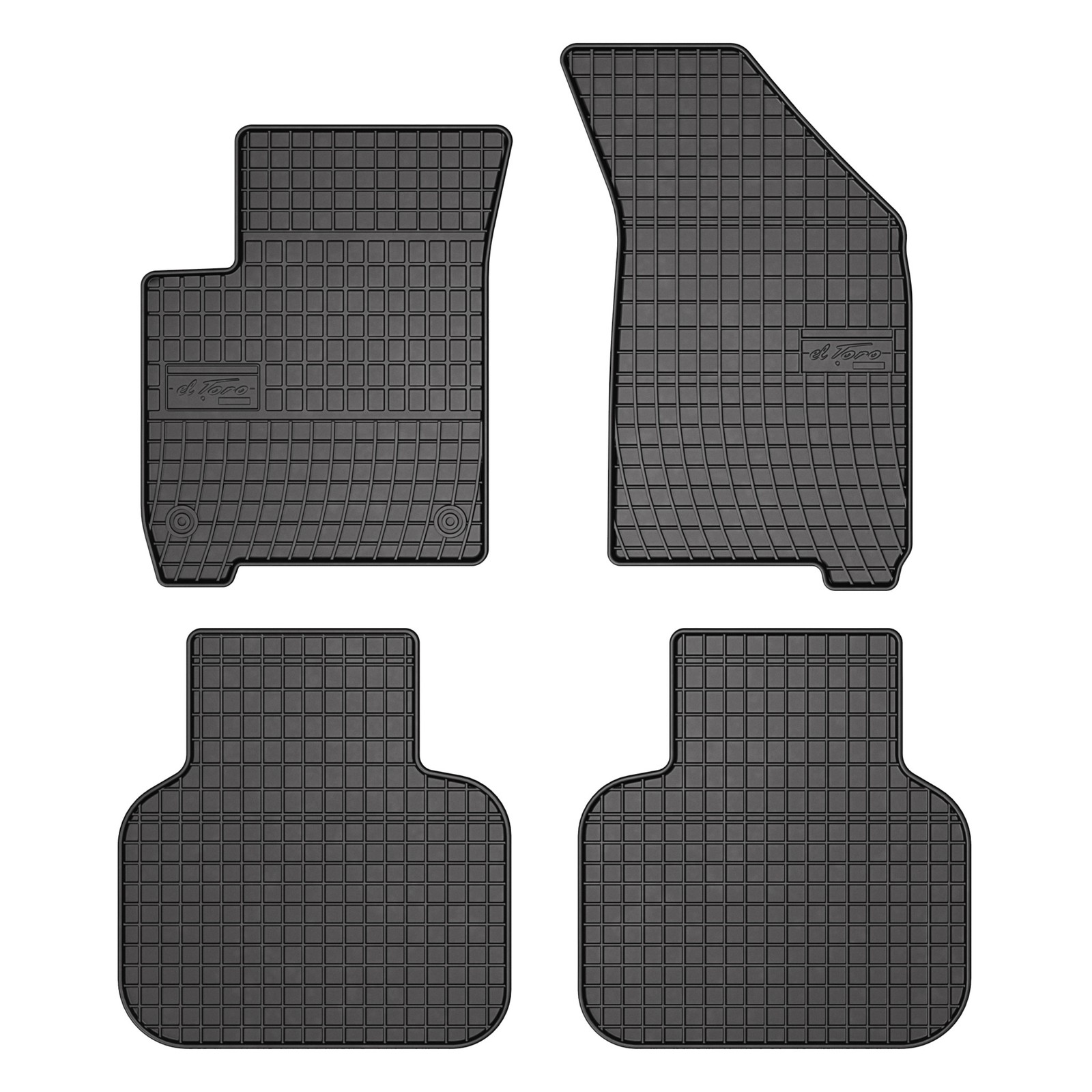 Tapis de sol Dodge Journey 2008-2020 en caoutchouc noir OMAC