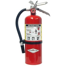 Amerex B402, 5lb ABC Dry Chemical Fire Extinguisher with Aluminum Valve
