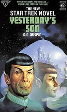 Yesterday's Son Star Trek by Crispin, A. C. Paperback Book The Fast Free