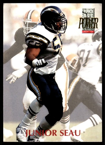 Junior Seau #55 1992 Pro Set Power card