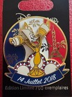 Disneyland Paris July 14 Bastille Day Lumiere Pin 2017 Le 700 14 Juillet Dlp