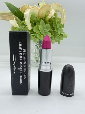 MAC Cremesheen Lipstick PICKLED PLUM Full Size 3g / 0.1oz