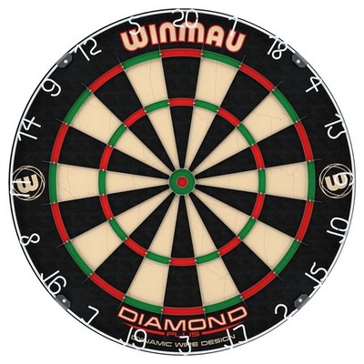 Winmau Diamond Plus Dartboard   Professional Bristle Dart Standard, Multi 