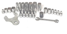 BLUE POINT by SNAP ON 25 Piece 3/8" Dr Socket Sets Wrench USA MADE TOOLS