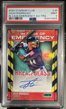 2025 STADIUM CLUB JULIO RODRIGUEZ IN CASE EMERGENCY AUTO 30/50 PSA 9🔥MARINERS🔥
