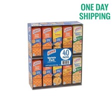 Lance Sandwich Crackers Variety Pack   40 Count Snack Packs Assorted Flavors.