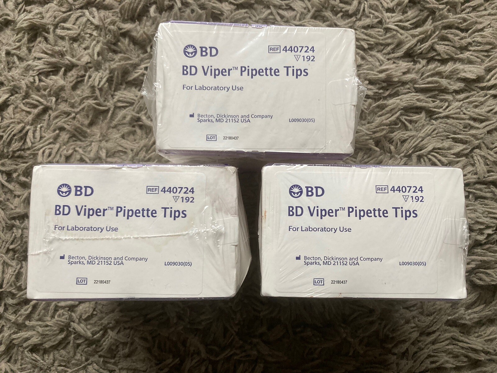3x puntas de pipeta BD Viper 440724 (96 cada caja)